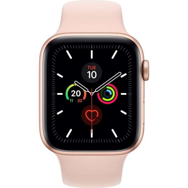 Apple Watch Series 5 GPS + Cell 44mm Gold Alu Case Pink Band