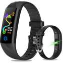 Drphone S5 - Smart Activity Tracker Met Led Ring - Hartslagmeter - Zwart