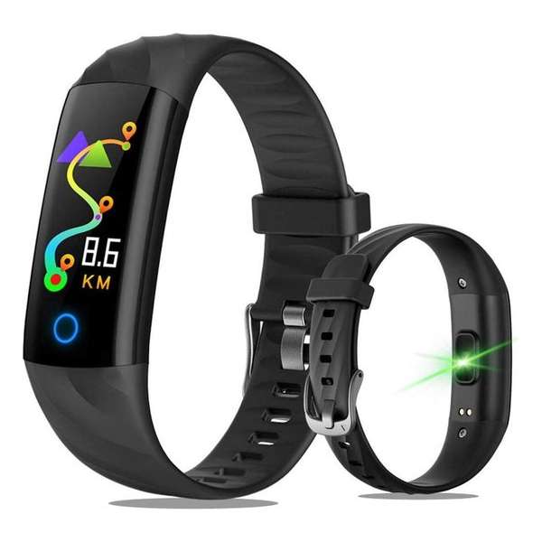 Drphone S5 - Smart Activity Tracker Met Led Ring - Hartslagmeter - Zwart