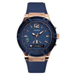 GUESS Connect - Smartwatch - Blauw - 45mm
