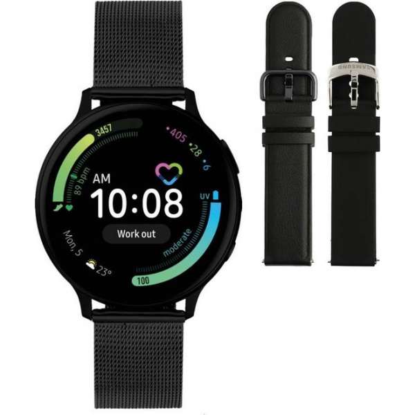 Samsung Galaxy Watch Active2 - Staal - Milanese Band - 40mm - Special Edition - Zwart Samsung Galaxy Watch Active2 - Staal - Milanese Band - 40mm - Special Edition - Zwart