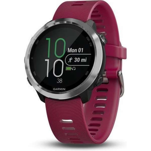 Garmin Forerunner® 645 Music - 43 mm - Met cerise band