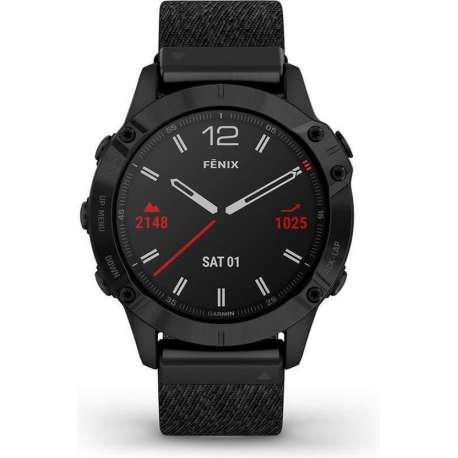Garmin Fenix 6 - sport horloge - 47 mm - Zwart