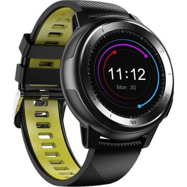 DrPhone - PureSport3 - Smartwatch + Sporthorloge - Stappenteller - Hartslagmonitor - Sportmodus - Steel Black / Neon Green DrPhone - PureSport3 - Smartwatch + Sporthorloge - Stappenteller - Hartslagmonitor - Sportmodus - Steel Black / Neon Green