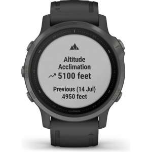 Garmin Fenix 6S - Smartwatch - 42 mm - Sapphire Zwart