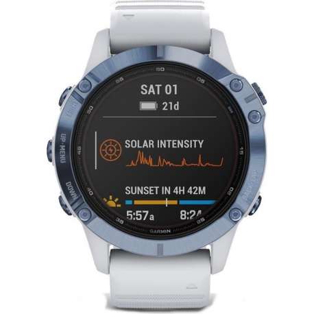 Garmin fenix 6S Pro Solar Chrono Smartwatch  - Wit