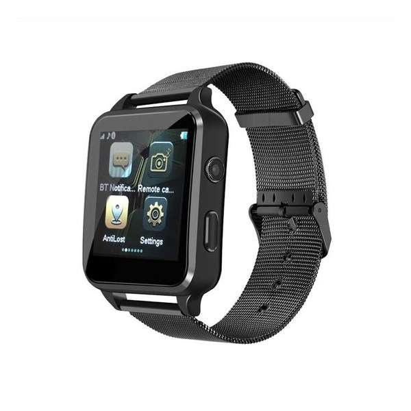 OPTIBLE® Ivo - Smartwatch - Mannen en Vrouwen - Zwart - Staal OPTIBLE® Ivo - Smartwatch - Mannen en Vrouwen - Zwart - Staal