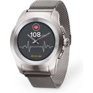 MyKronoz ZeTime elite - Hybride smartwatch - Zlver - 44mm