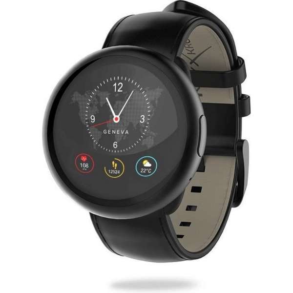 MyKronoz ZeRound2 HR premium smartwatch - Zwart MyKronoz ZeRound2 HR premium smartwatch - Zwart