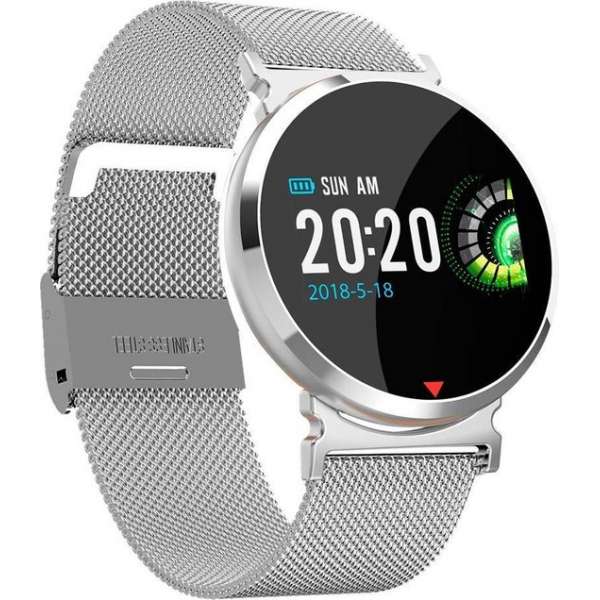 Smartwatch S28 - Klassiek - Stappenteller - Zilver metaal