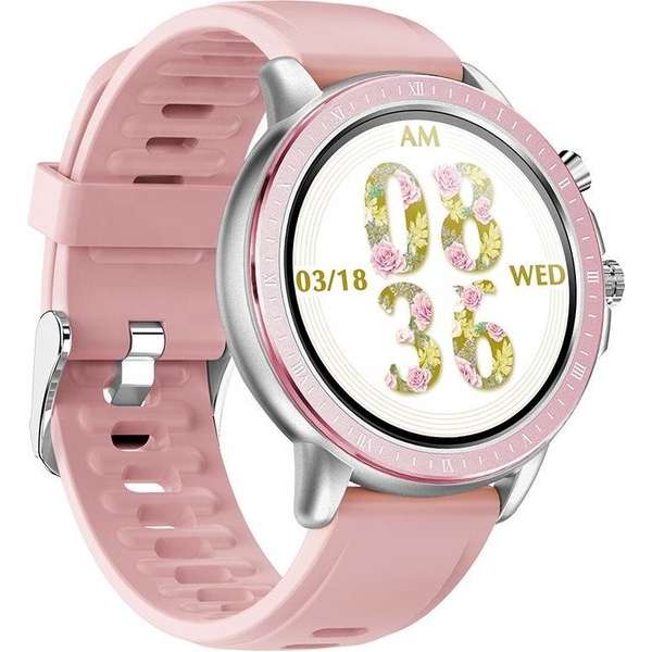 Belesy® Pink serie - Smartwatch dames - Roze Belesy® Pink serie - Smartwatch dames - Roze