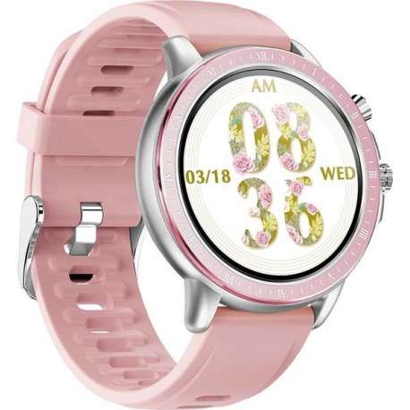 Belesy® Pink serie - Smartwatch dames - Roze