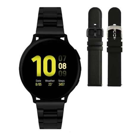 Samsung Galaxy Watch Active2 - Staal - Schakelband - 40mm - Special Edition - Zwart