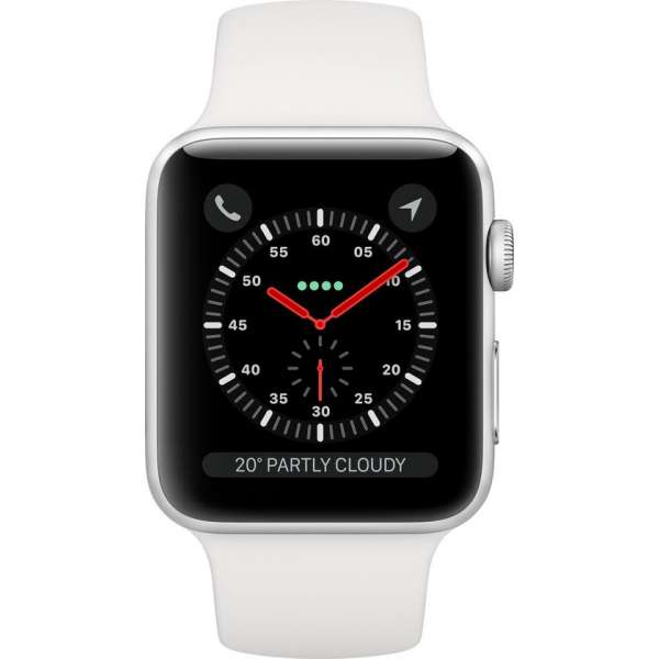 Apple Watch Series 3 GPS - Cellular - 38 mm - Wit