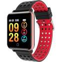 QY19 - Smartwatch - sporthorloge – Zwart/Rood