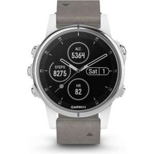 Garmin Fenix 5S Plus - Multisporthorloge - GPS - Grijs - 42mm