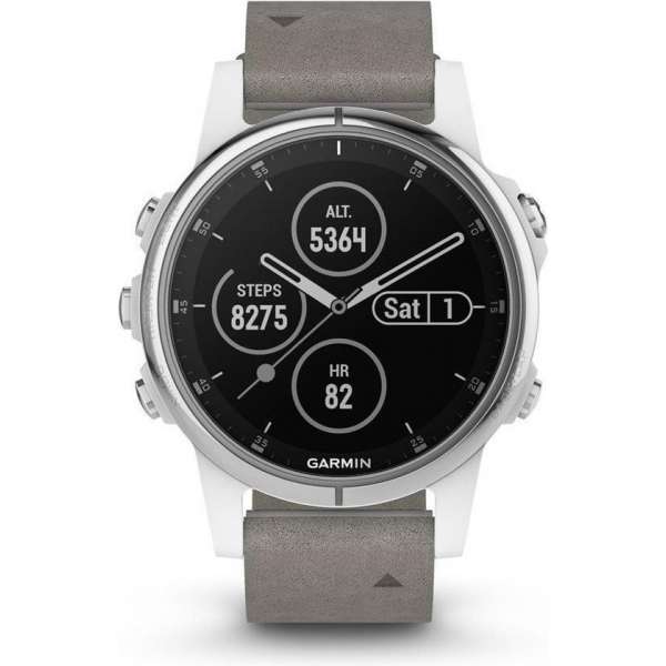 Garmin Fenix 5S Plus - Multisporthorloge - GPS - Grijs - 42mm