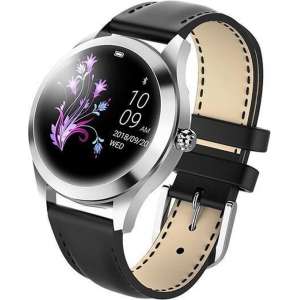 OPTIBLE® Nirou - Smartwatch - Dames en Heren -Zwart - Leer
