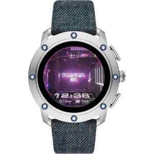 Diesel On Axial Gen 5 Display Smartwatch DZT2015 - Zilver/Blauw