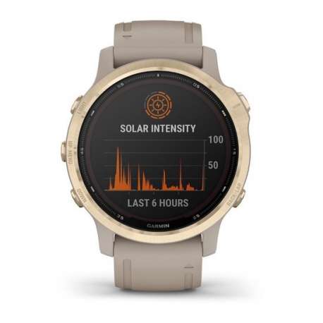 Garmin fenix 6S Pro Solar Chrono Smartwatch  - Beige
