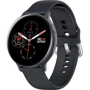 DrPhone DTX Retina Display - SmartWatch - Touch Screen IP68 Waterdicht - Hartslagmeter - Bloeddrukmeter - Siliconen - Zwart