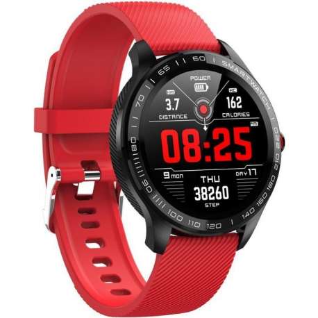 Belesy®  - BL218SI - Smartwatch - Rood