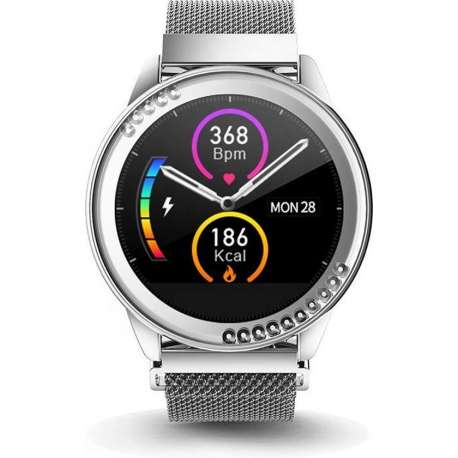 Belesy®  Delightful - HB19  - Smartwatch - Zilver