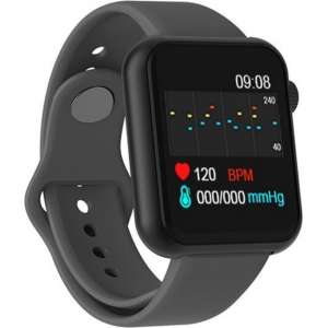 OPTIBLE® Avoir - Smartwatch - Dames en Heren - Zwart - Stappenteller