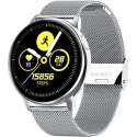 DrPhone SmartWatch - voor Mannen en Vrouwen - Full Touch Screen IP68 Waterdicht -Hartslagmeter -Bloeddrukmeter