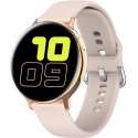 DrPhone DTX Retina Display - SmartWatch - Touch Screen IP68 Waterdicht - Hartslagmeter - Bloeddrukmeter - Siliconen - RoseGoud