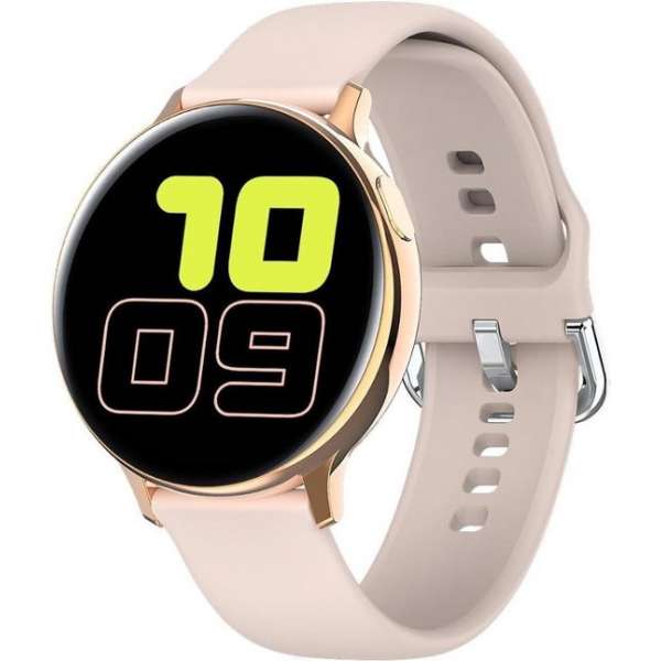 DrPhone DTX Retina Display - SmartWatch - Touch Screen IP68 Waterdicht - Hartslagmeter - Bloeddrukmeter - Siliconen - RoseGoud