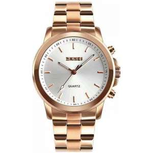 Skmei Quartz 1324 - Hybride Smartwatch - Roségoud/kwarts