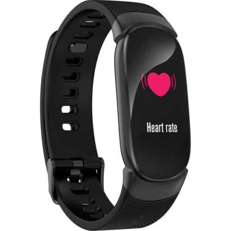 DrPhone Ladies Light – Smartwatch – Activitytracker – Stappenteller – Multifunctioneel – Zwart