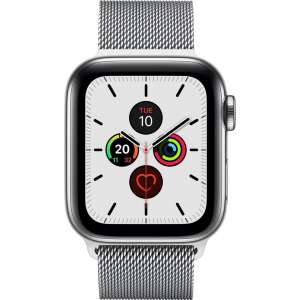 Apple Watch Series 5 GPS + Cell 40mm Steel Case Milanese Loop