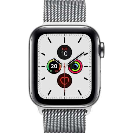 Apple Watch Series 5 GPS + Cell 40mm Steel Case Milanese Loop