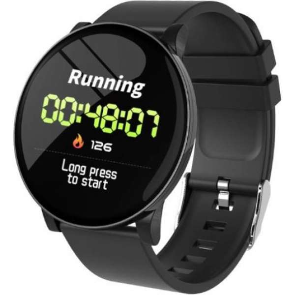 Belesy® - Smartwatch - Siliconen - Zwart -