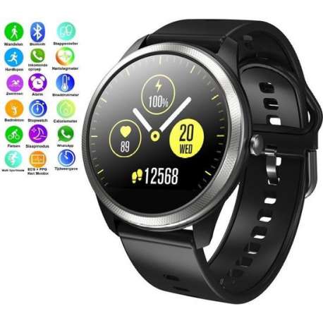 Belesy® Dual – Smartwatch- Zwart