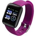 Belesy® - Smartwatch - Paars - GRATIS extra zwarte polsband