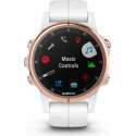 Garmin fenix 5S Plus Saffier - GPS Smartwatch - 42 mm - Wit Rosegoud