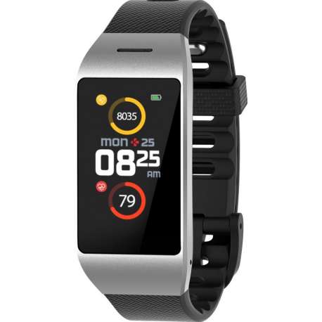MyKronoz Smartwatch ZeNeo - Zilver/Zwart
