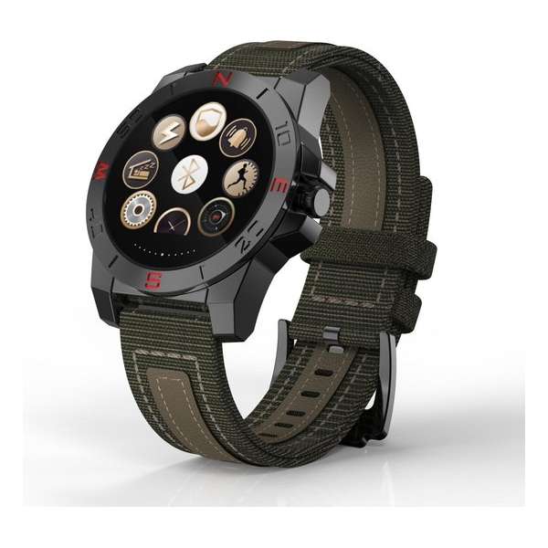 SmartWatch-Trends SWT10 - Smartwatch - Zwart/Groen