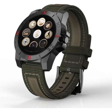 SmartWatch-Trends SWT10 - Smartwatch - Zwart/Groen