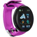 Belesy® - smartwatch - paars - GRATIS USB oplaadstekker