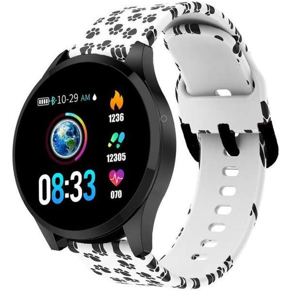 Belesy® BQSiZw7 Dog - Limited edition - Smartwatch - Zwart