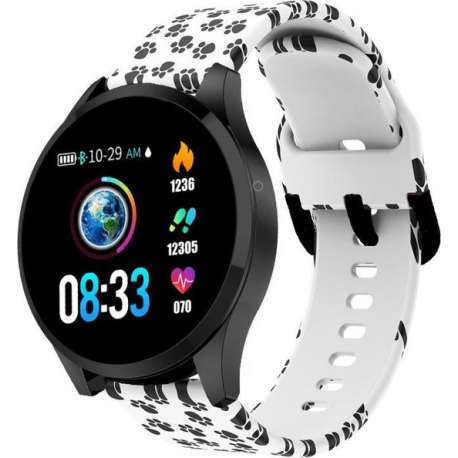 Belesy® BQSiZw7 Dog - Limited edition - Smartwatch - Zwart