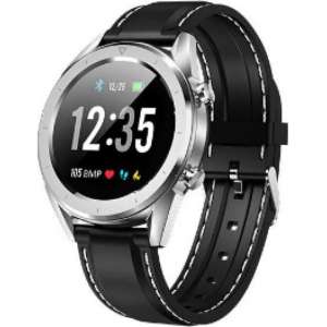Belesy® Businessmodel - Smartwatch - Stappenteller - Zilver