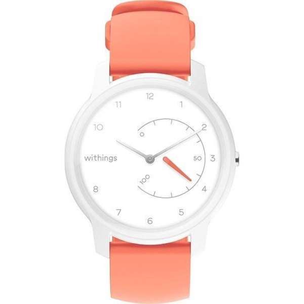 Withings Move - Hybride smartwatch - Koraal/Wit