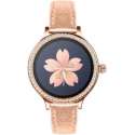 Belesy® - Stijlvolle smartwatch -Goudkleur - Gratis zonnebril van Belesy cadeau.