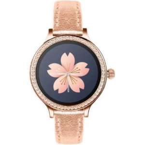 Belesy® - Stijlvolle smartwatch -Goudkleur - Gratis zonnebril van Belesy cadeau.