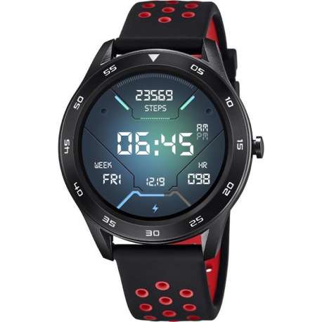 Lotus Smartime Display Smartwatch  - Rood,Zwart